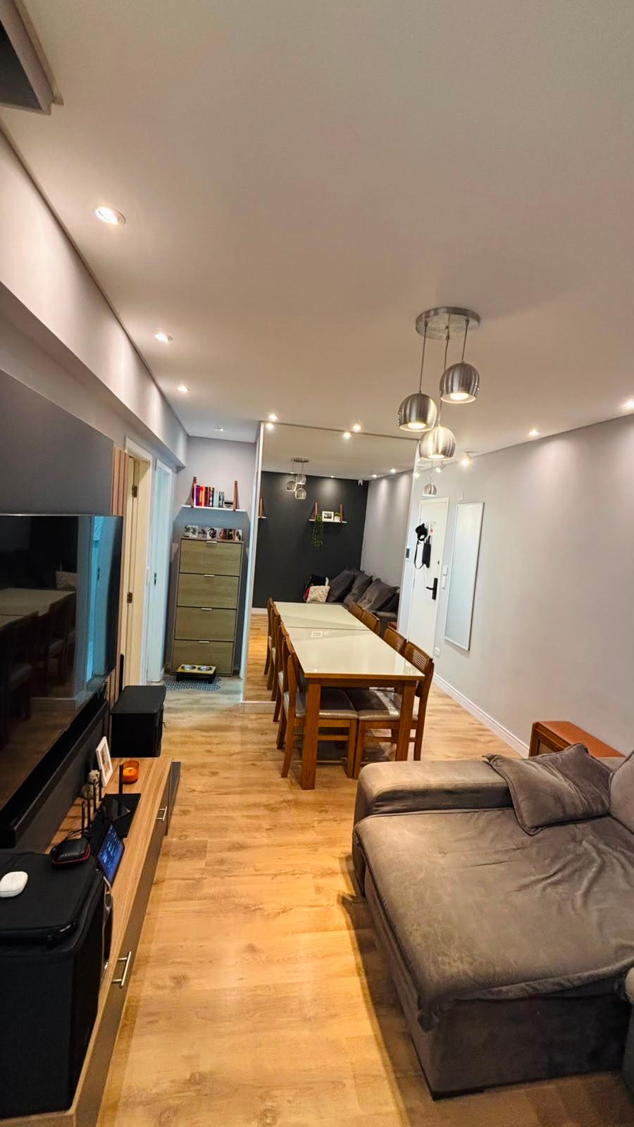 Apartamento 2 quartos com churrasqueira e lazer completo no Centro de Caieiras